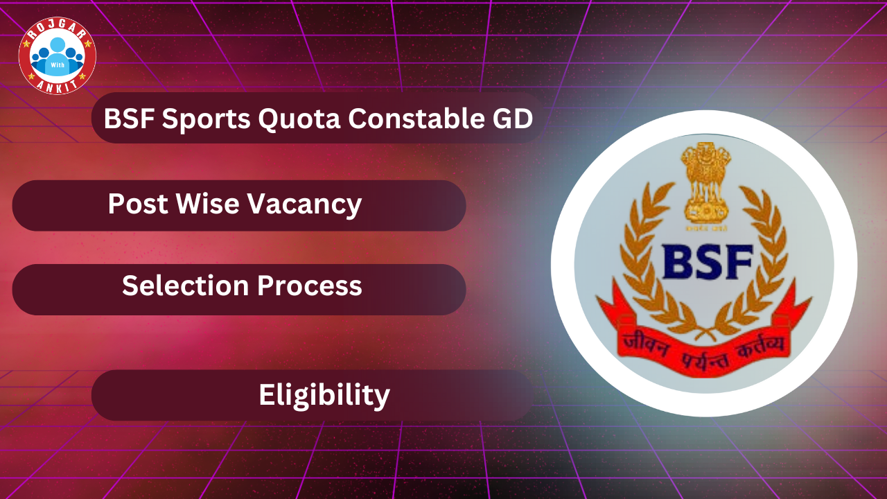 Bsf Sports Quota Constable Gd 2024
