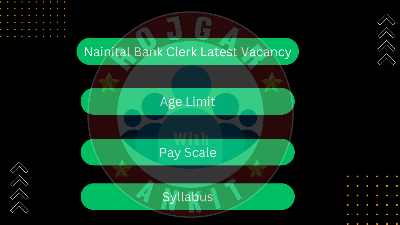 Nainital Bank Clerk Latest Vacancy 2024 Age Limit, Syllabus, Pay Scale,
