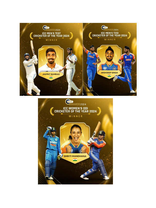 ICC Cricketer Award  of The Year 2024.