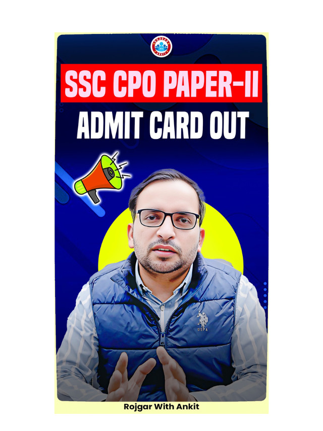 SSC CPO Paper- II Admit Card Out.