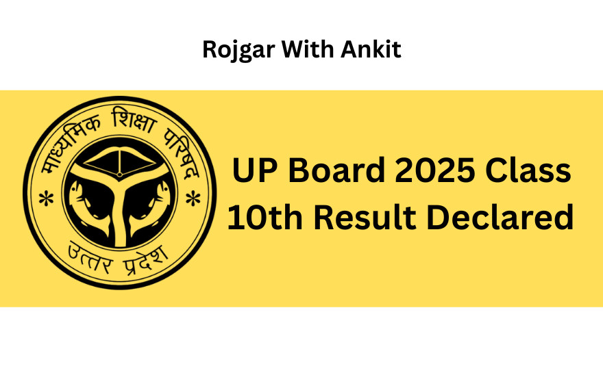 Up Board 2025 Class 10Th Result Declared