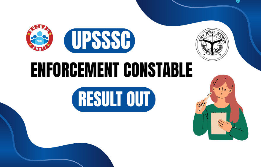 Upsssc Enforcement Constable Result 2025 Out
