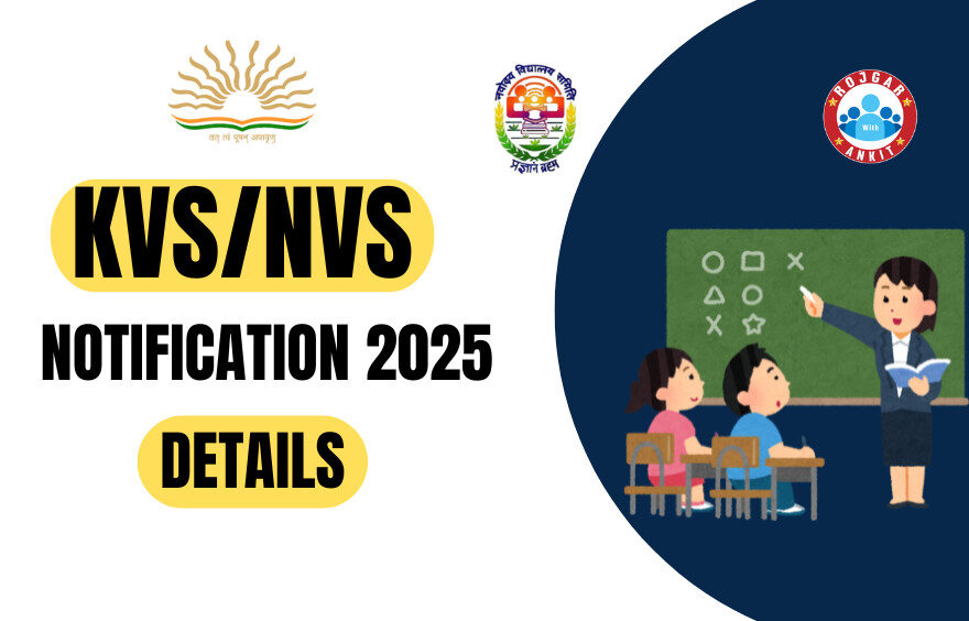 Kvs/Nvs Notification 2025 Details