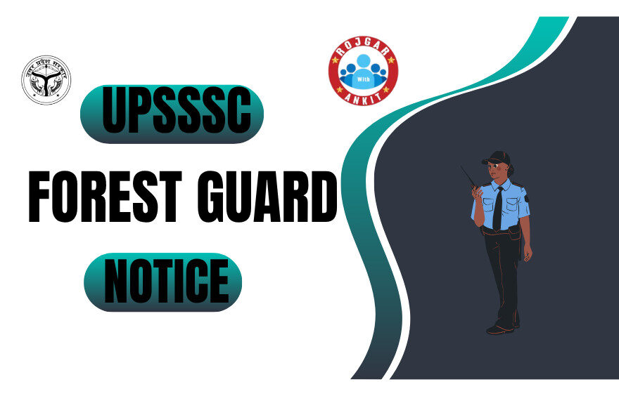 Upsssc Forest Guard 2025 Notice