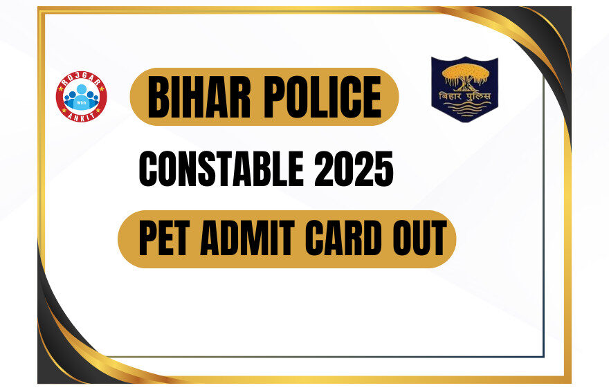 Bihar Police Constable Pet Admit Card Out