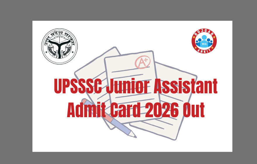 Upsssc Junior Assistant Admit Card 2026 Out 1 Upsssc