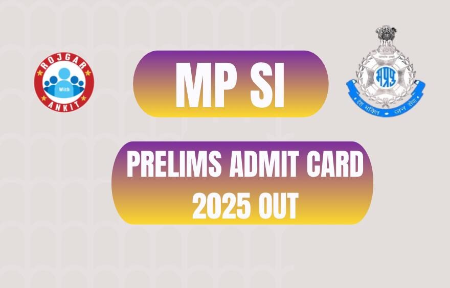 MPESB SI Admit Card Out