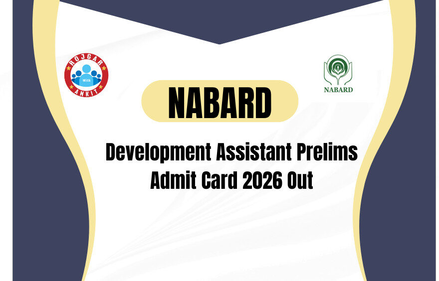 Nabard Development Assistant Prelims Admit Card 2026 Out 1 Nabard