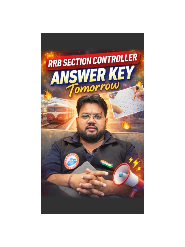 RRB Section Controller Answer Key Releasing Tomorrow!