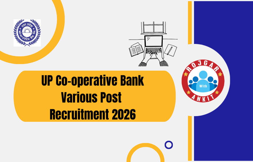 Up Co-Operative Bank Various Post Recruitment 2026 , Apply For 116 Posts 1 Up Co-Operative