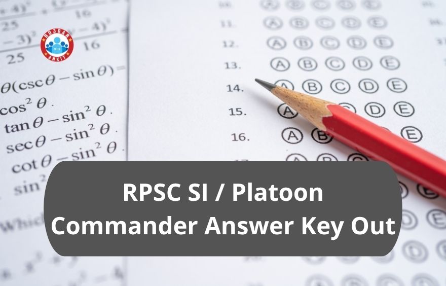 Rpsc Si / Platoon Commander Answer Key Out 2 Rpsc