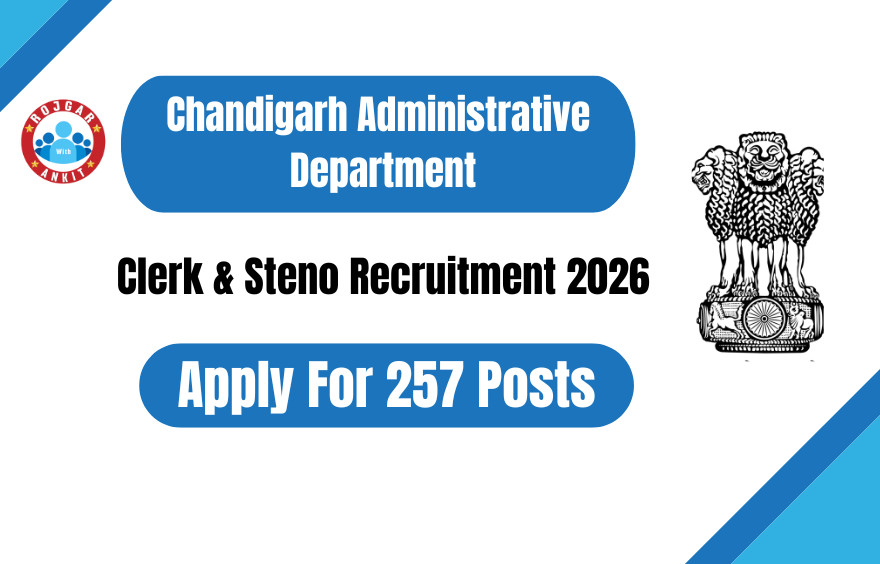 Chandigarh Administrative Department Clerk &Amp; Steno Recruitment 2026 1 Chandigarh