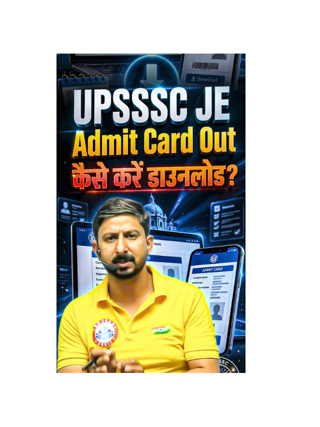 UPSSSC JE Admit Card 2026 Released: Download Now!