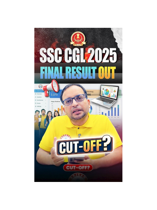 Finally Out! SSC CGL 2025 Final Result Announced