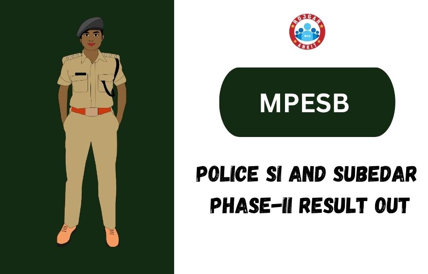 Mpesb Police Si And Subedar Phase-Ii Result 2026 2 Mpesb