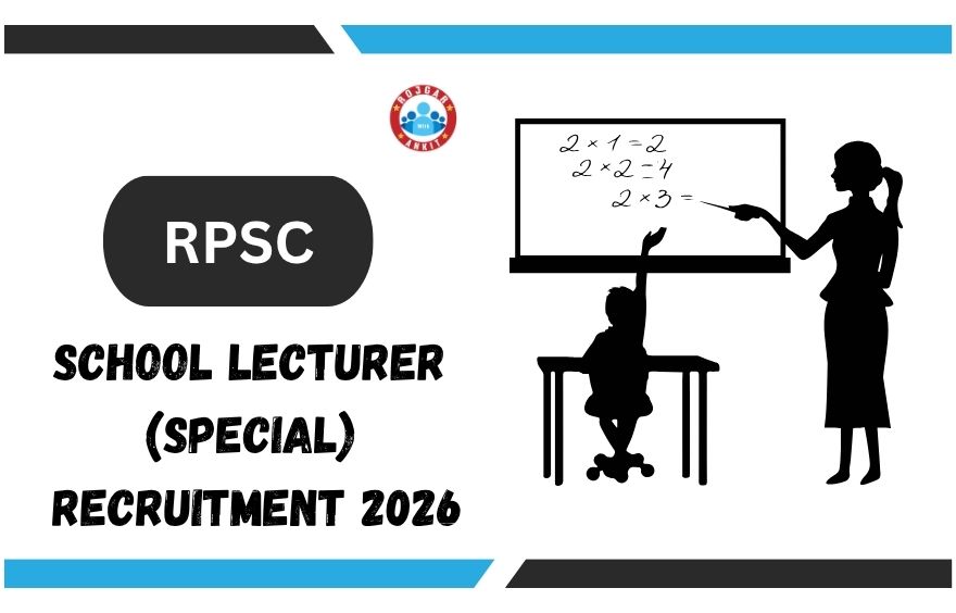 Rpsc School Lecturer (Special) Recruitment 2026 2 Rpsc School Lecturer