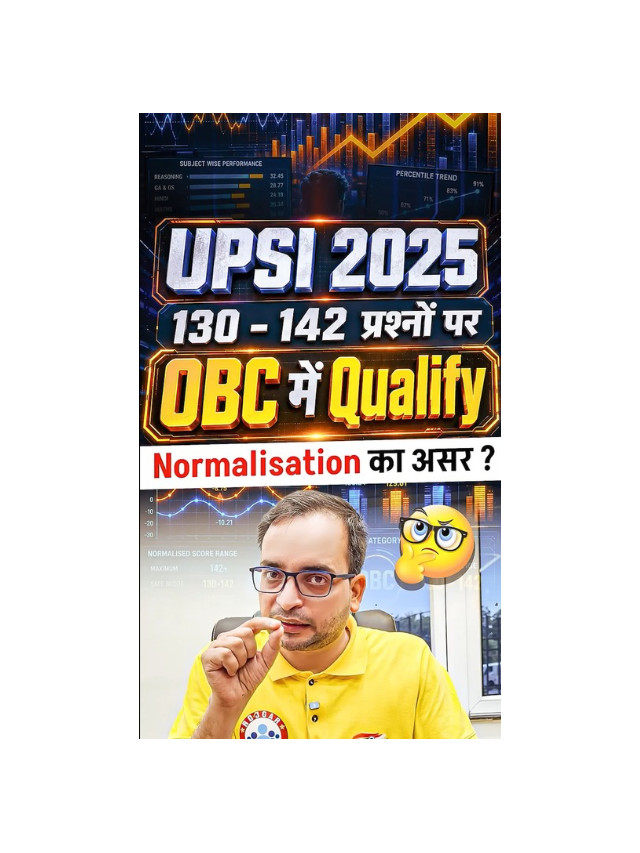 UPSI Aspirants Shocked by Normalisation Difference