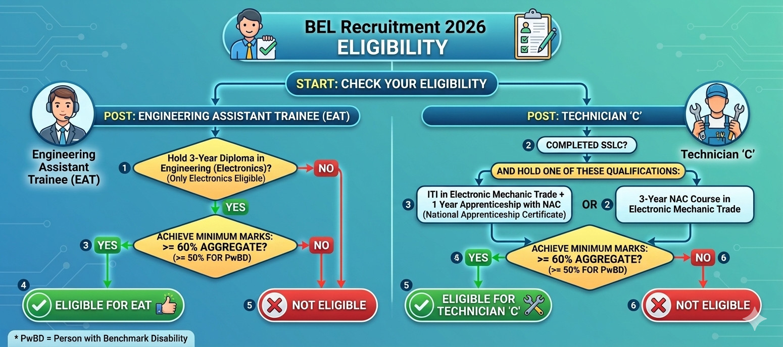 Bel Recruitment 2026 : Know Eligibility In Detail !! 1