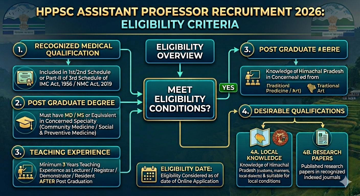 Hppsc Assistant Professor Recruitment 2026 : Know Eligibility In Detail !! 3 Hppsc Assistant Professor Recruitment 2026 : Know Eligibility In Detail !! 1
