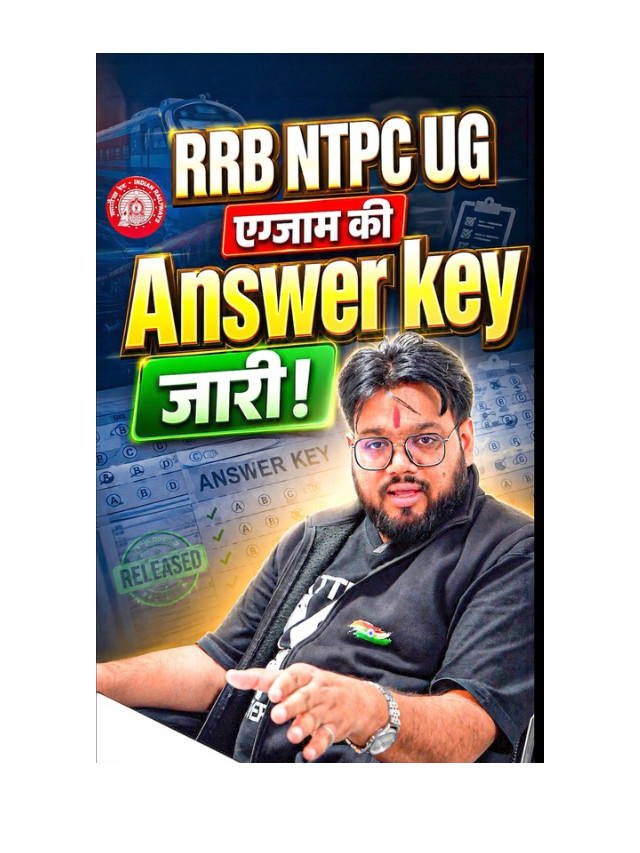 RRB NTPC UG Answer Key 2026 Released