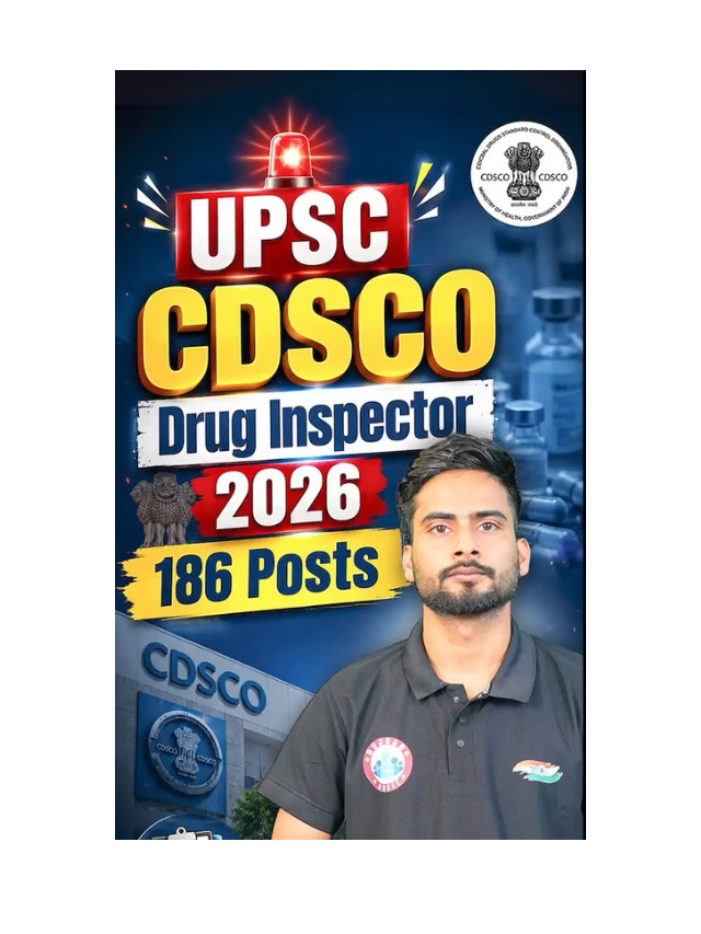 UPSC Drug Inspector Vacancy: Everything You Need to Know