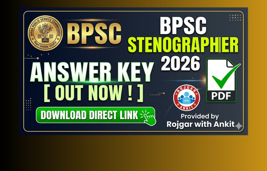 Bpsc Stenographer Answer Key 2026 Out : Know How To Calculate Marks !! 1 Bpsc