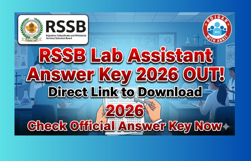 Rssb Lab Assistant Answer Key 2026 Out : Know How To Calculate Marks !! 1 Rssb