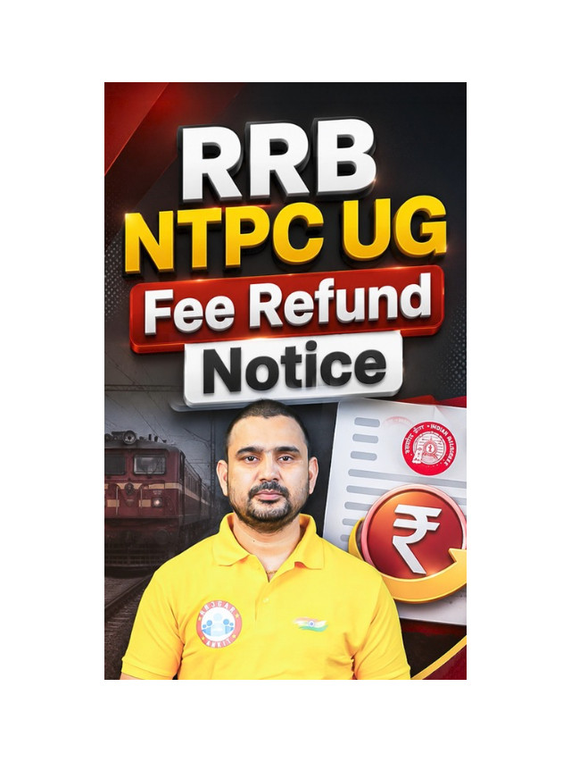 RRB NTPC UG Fee Refund Notice Released: Check Details