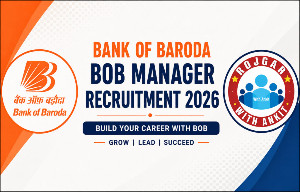 Bank Of Baroda Bob Manager Recruitment 2026 2 Bank Of Baroda