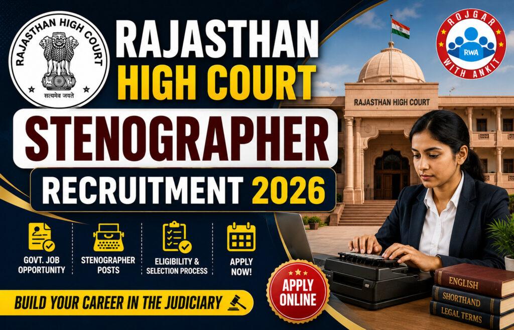 Rajasthan High Court Stenographer Recruitment 2026 2 Rajasthan High Court Stenographer Recruitment 2026