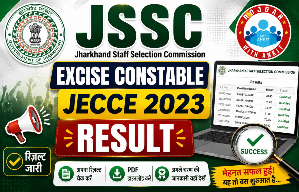 Jssc Excise Constable Jecce 2023 Result 2 Jssc