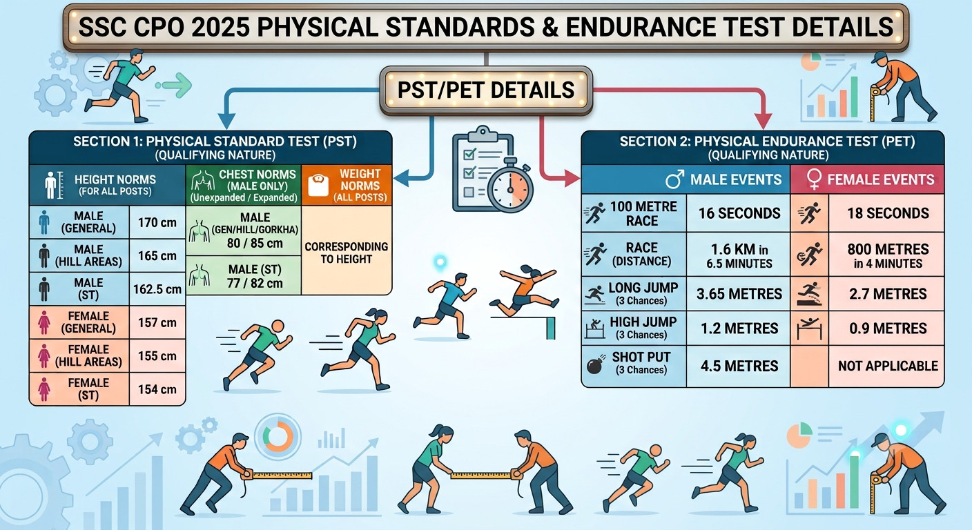 Ssc Cpo Physical Test Date 2025Out : Check Official Schedule Now !! 4 Ssc Cpo 2025 Physical Date