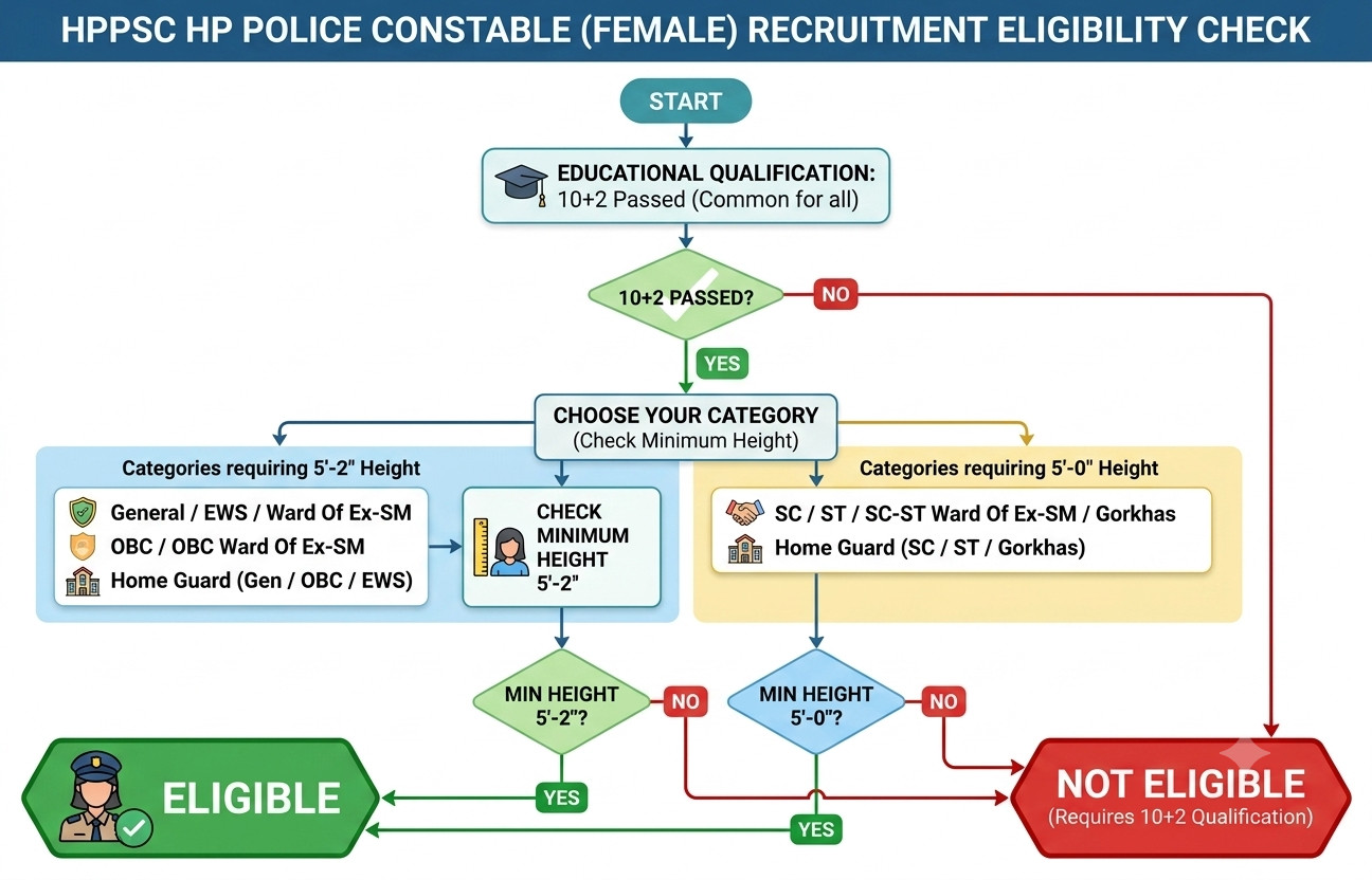 Hppsc Police Constable Female Recruitment 2026 : Apply For 243 Posts !! 3 Hppsc Police Constable Female