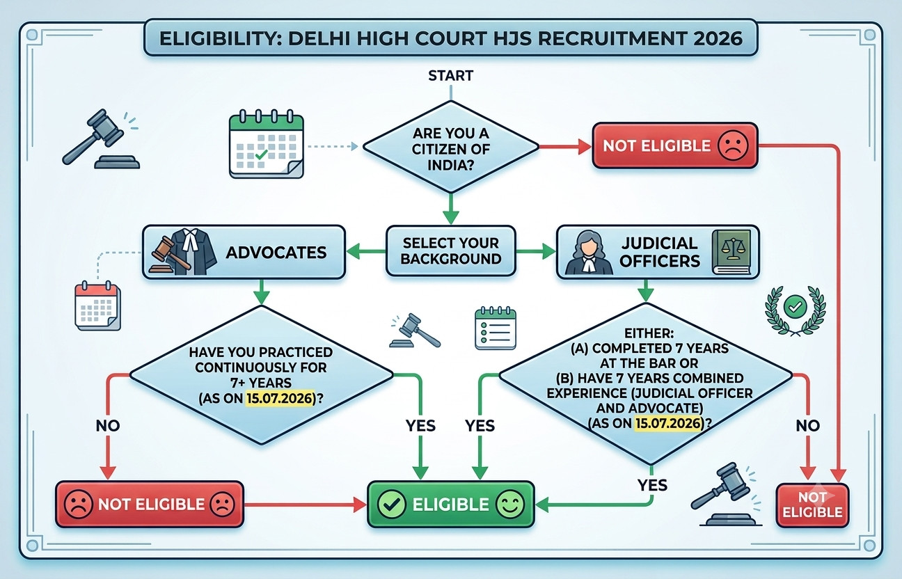 Delhi Higher Judicial Service Recruitment 2026 : Know All Details Here !! 4 Delhi Hc Higher Judicial Service Recruitment