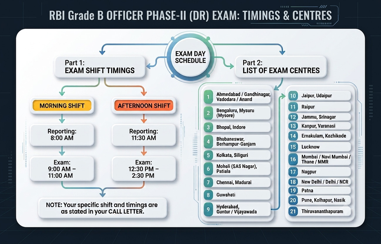 Rbi Grade-B Phase-Ii Admit Card 2026 Out : Download Hall Ticket Now !! 3 Rbi Officer Grade-B