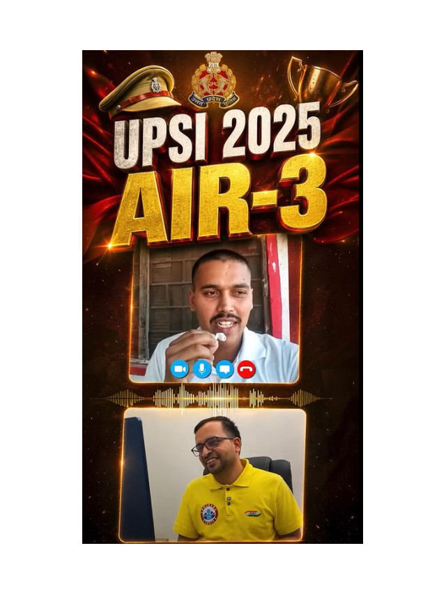 UP SI 2025 Rank 3 Interview: Secrets Behind the Success