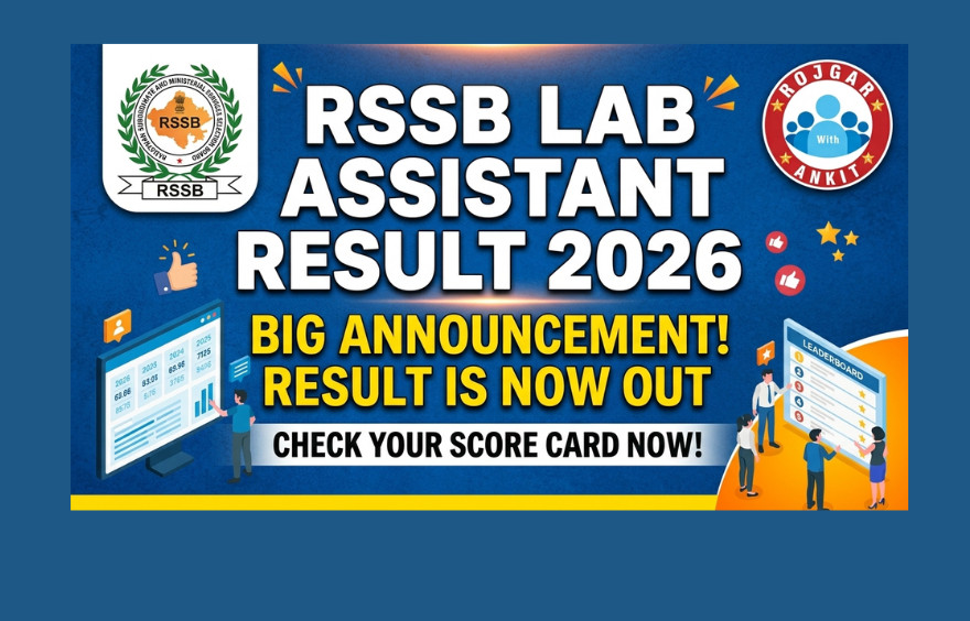 Rssb Lab Assistant Result 2026 Out : Download Result Pdf Now !! 1 Rssb