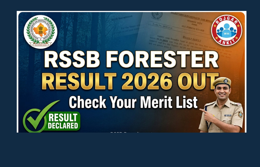 Rssb Forester Result 2026 Out : Download Result Pdfs Now !! 1 Rssb