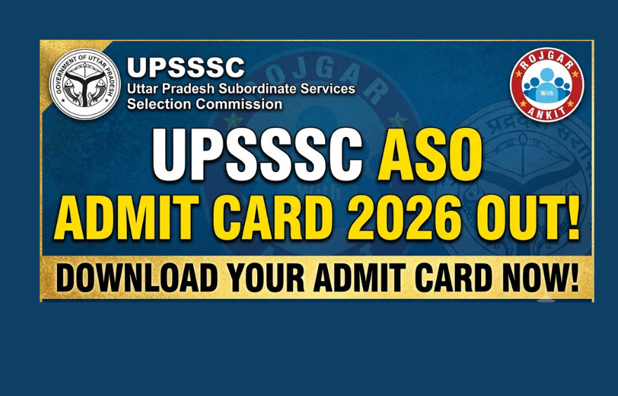 Upsssc Aso Admit Card 2026 Out : Download Hall Ticket Now !! 1 Upsssc