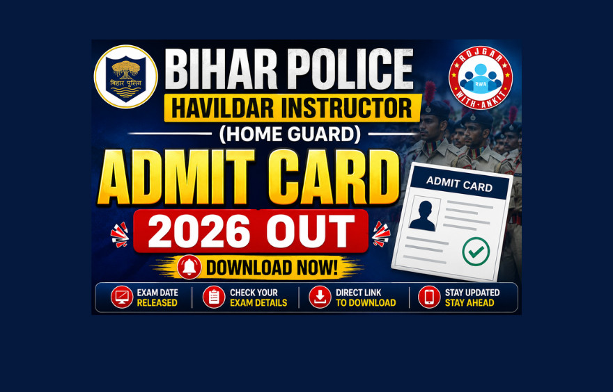 Bihar Police Havildar Instructor (Home Guard) Admit Card 2026 Out : Download Now !! 1