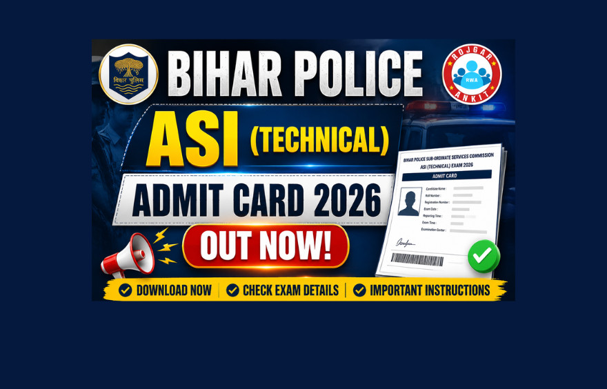 Bihar Police Asi (Technical) Admit Card 2026 Out : Download Now !! 1 Bihar Police