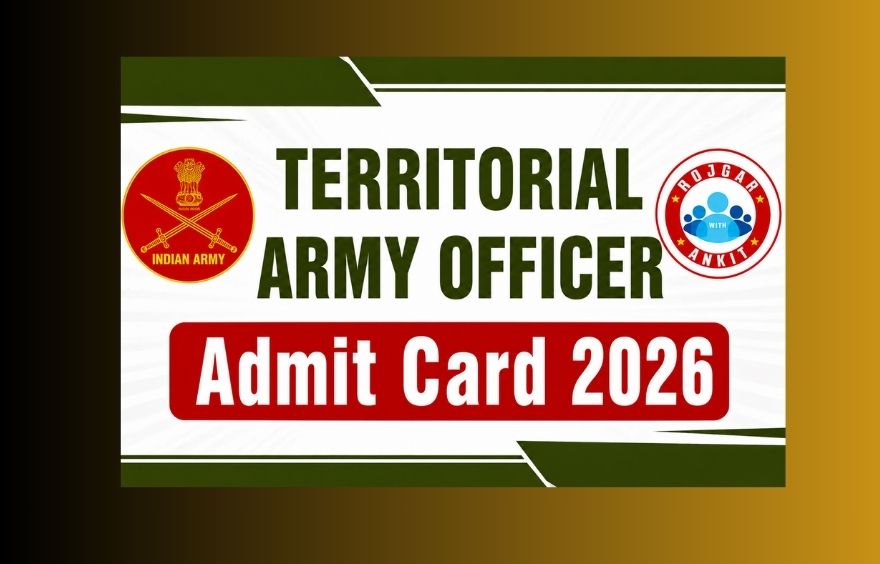 Territorial Army Officer Admit Card Out