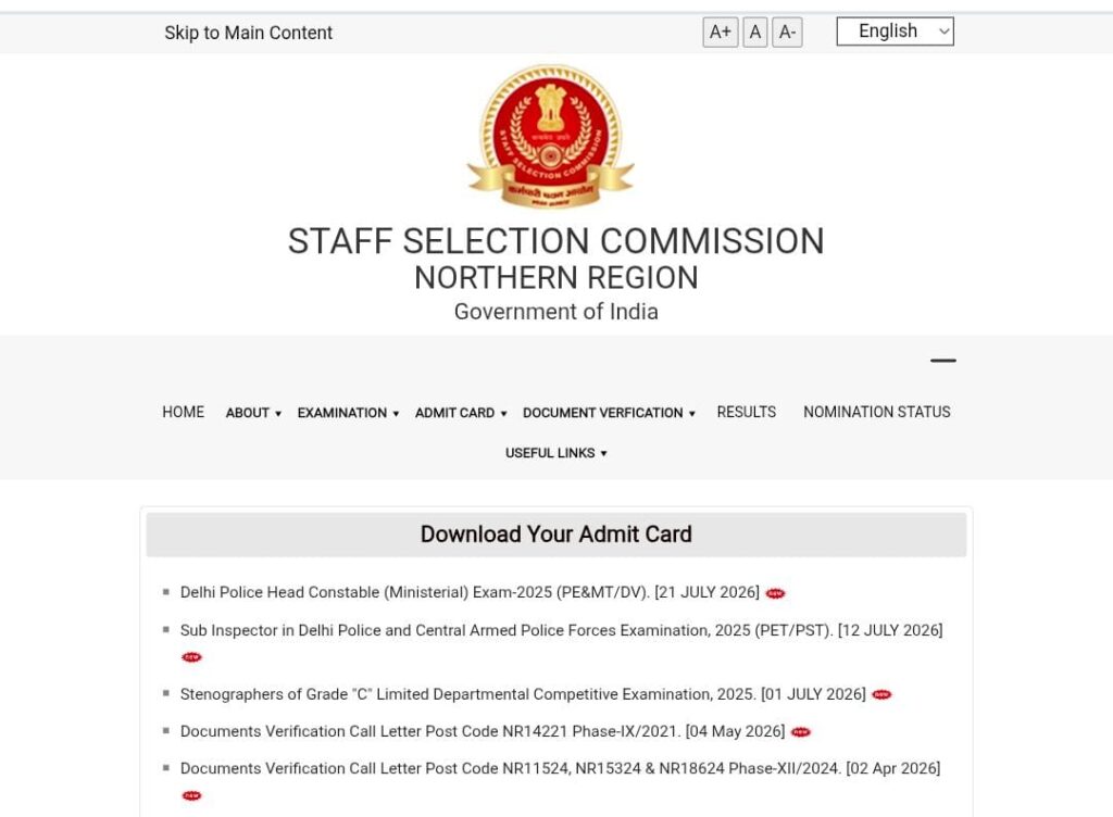 Delhi Police Hcm Pet Admit Card 2026 Out : Download Now !! 3 Delhi Police