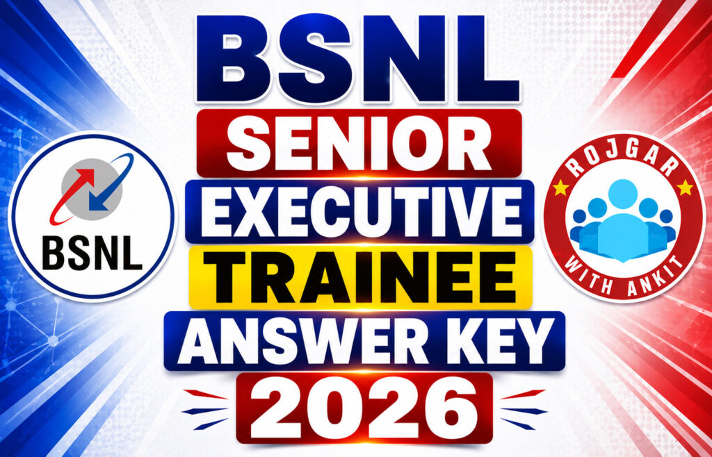 Bsnl Senior Executive Trainee Answer Key 2026 2 Bsnl Senior Executive Trainee