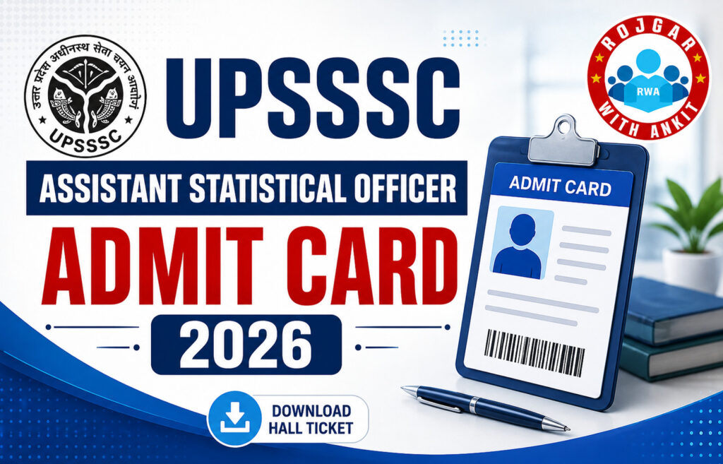 Upsssc Assistant Statistical Officer