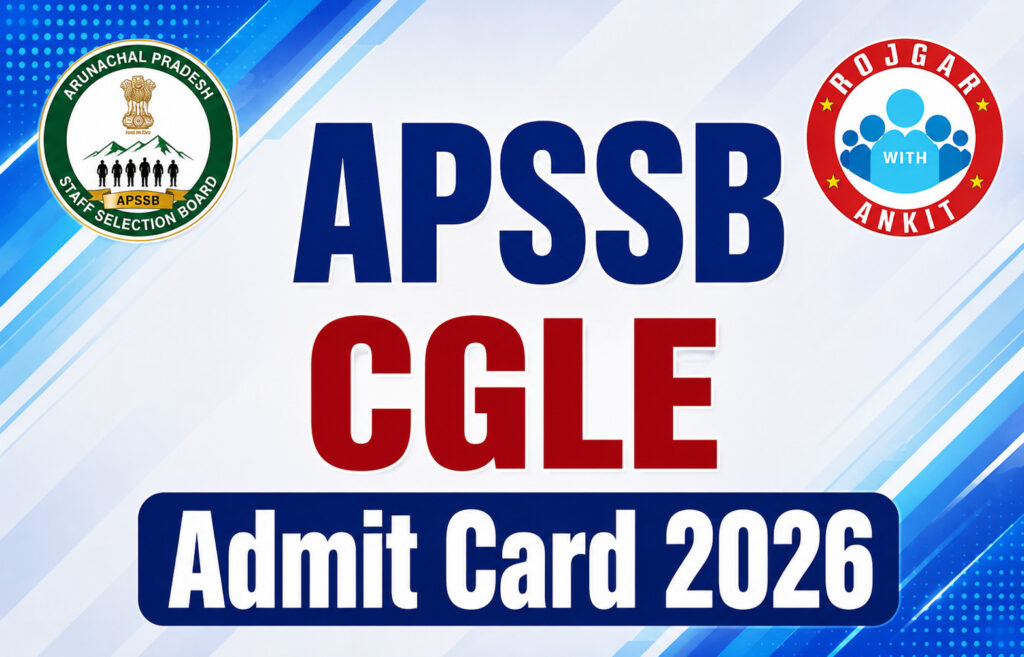 Apssb Cgle Admit Card 2026
