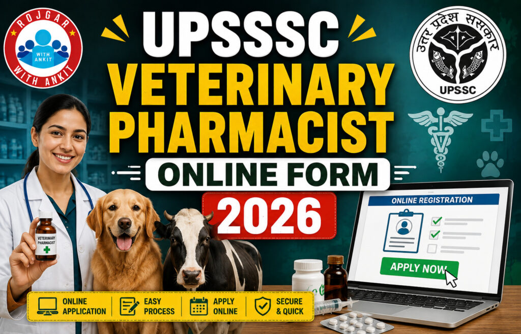Upsssc Veterinary Pharmacist Online Form 2026, Check Eligibility Criteria!! 1 Upsssc Veterinary Pharmacist