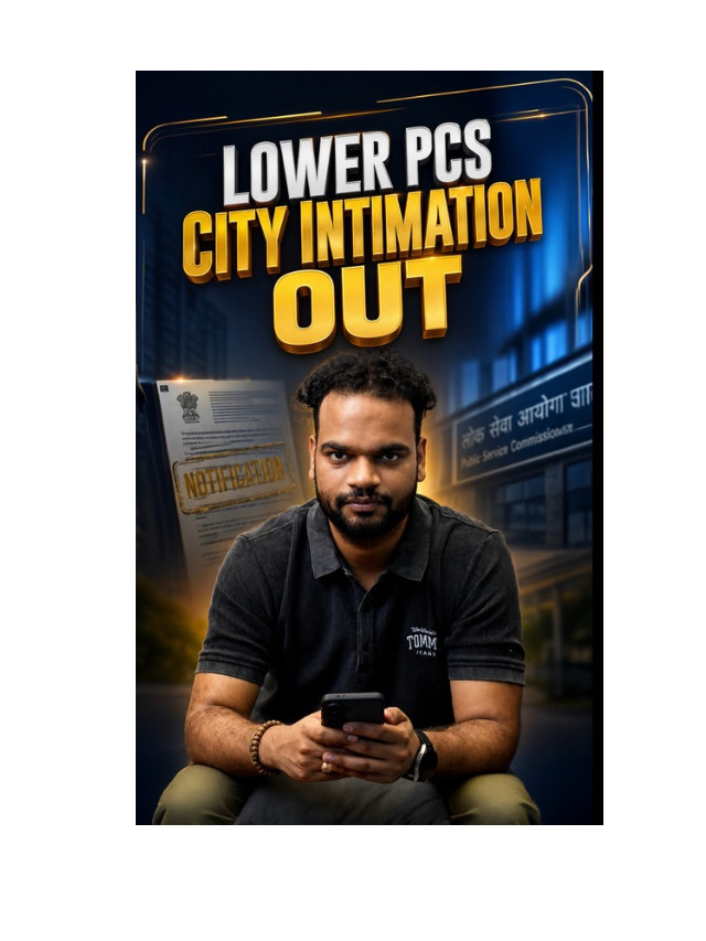 UPPSC Lower PCS Exam City Intimation 2026 Out: Check Your Exam Centre Details