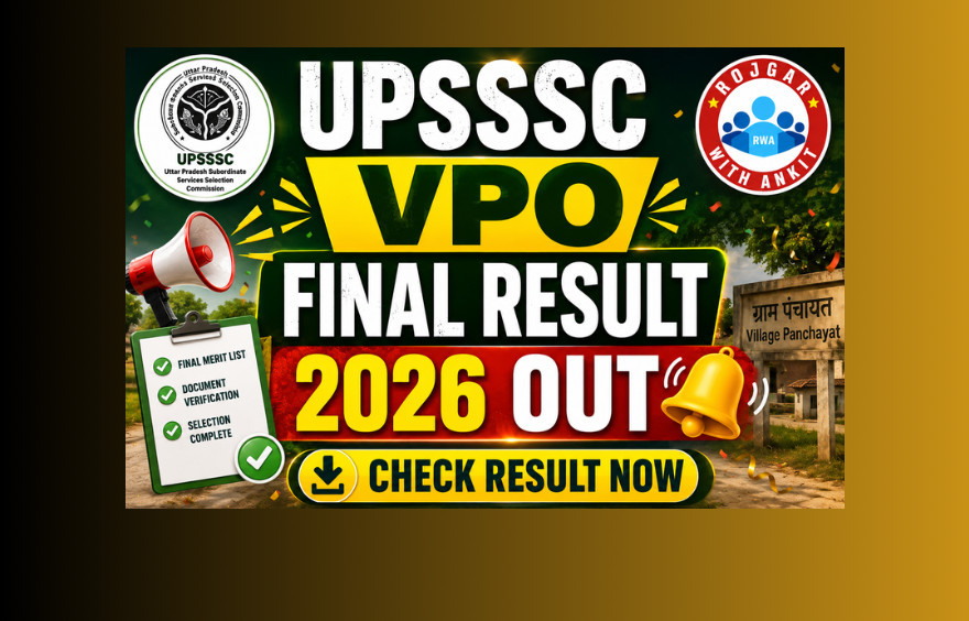 Upsssc Vpo Final Result 2026 Out : Download Result Pdf Here !! 1 Upsssc