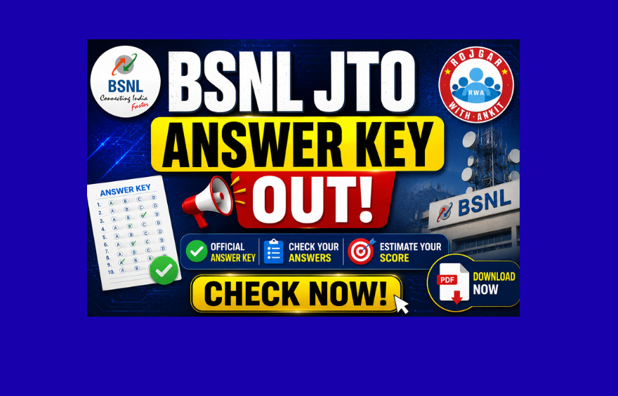 Bsnl Junior Telecom Officer Answer Key 2026: Check Your Score Now !! 1 Bsnl